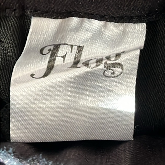 Bevy Flog Dafna Black Herringbone Skinny Pants - Picture 6 of 7